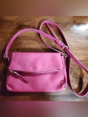 Stylish Pink Crossbody Bag - Women